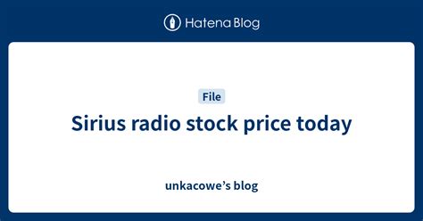 221.38M. -17.44%. Get the latest Sirius XM Holdings Inc (SIRI) real-time quote, historical performance, charts, and other financial information to help you make more informed …